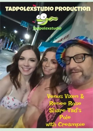 Watch Venus Vixen and Renee Rose Share Tad's Pole with Creampie Porn Movie Online Free