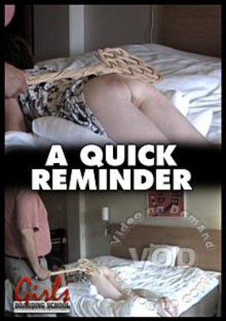 Watch A Quick Reminder Porn Movie Online Free