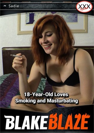 Watch 18-Year-Old Red Head Sadie Smokes & Masturbates Porn Movie Online Free