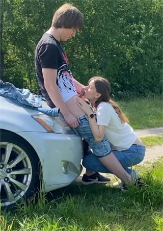 Watch Amateur teen couple fucking outdoors Porn Movie Online Free