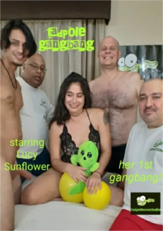 Watch Lucy Sunflower 1st Gangbang with Facials Porn Movie Online Free