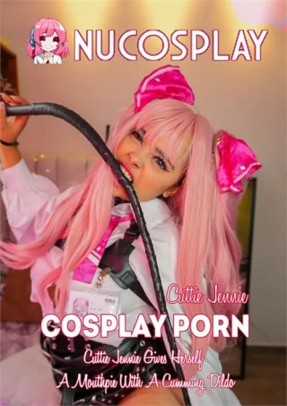 Watch Cute Jennie Gives Herself A Mouthpie With A Cumming Dildo Porn Movie Online Free