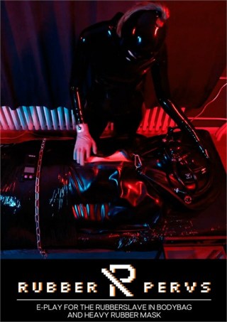 Watch E-Play for the Rubberslave in Bodybag and Heavy Rubber Mask Porn Movie Online Free